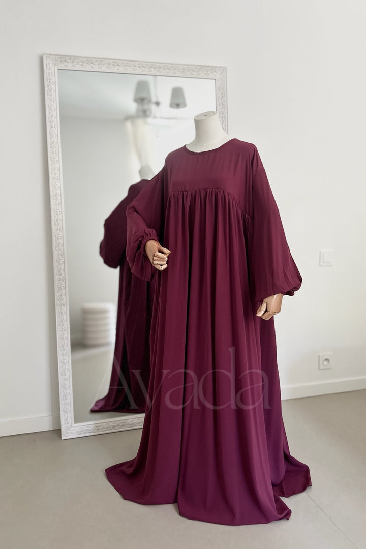 Abaya Manche Ballon