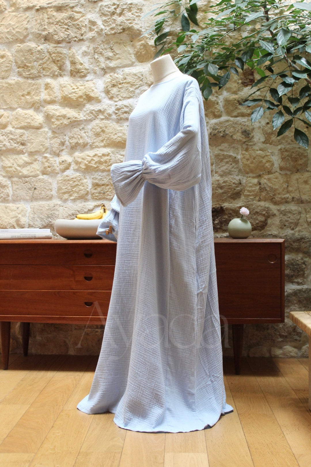 Abaya Yuna Gaze de coton