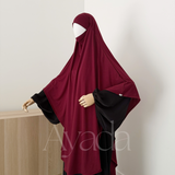 Maxi Khimar Jersey Premium Long Rounded