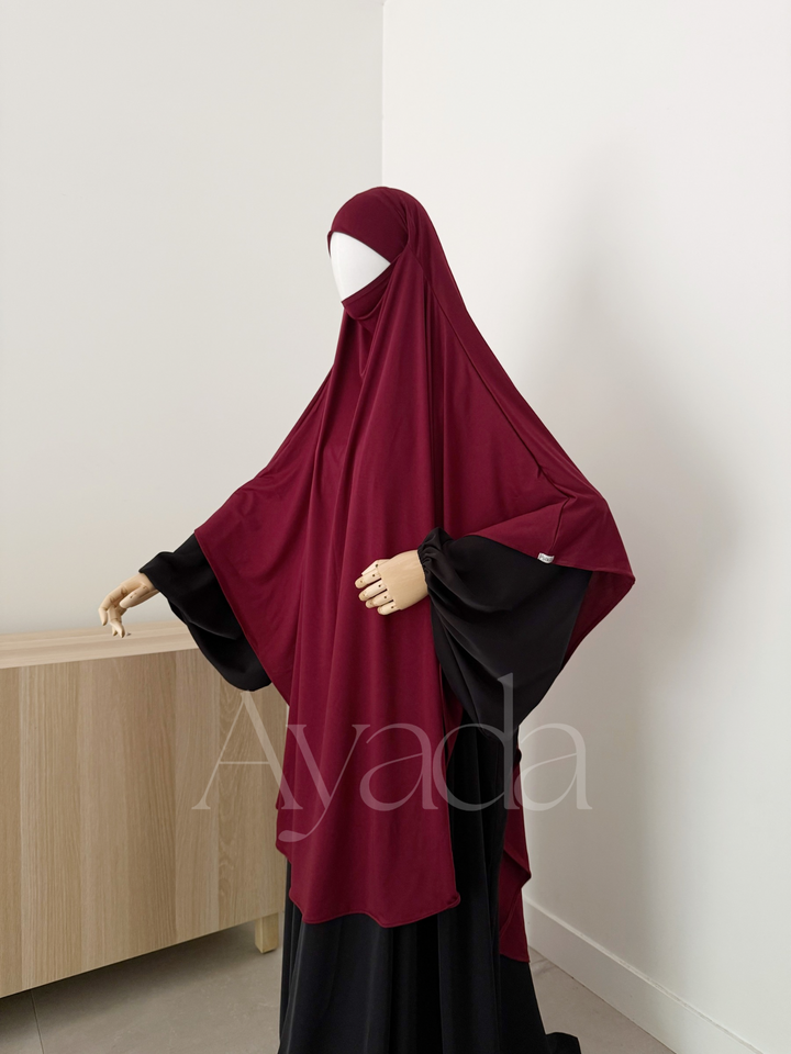 Maxi Khimar Jersey Premium Long Arrondi