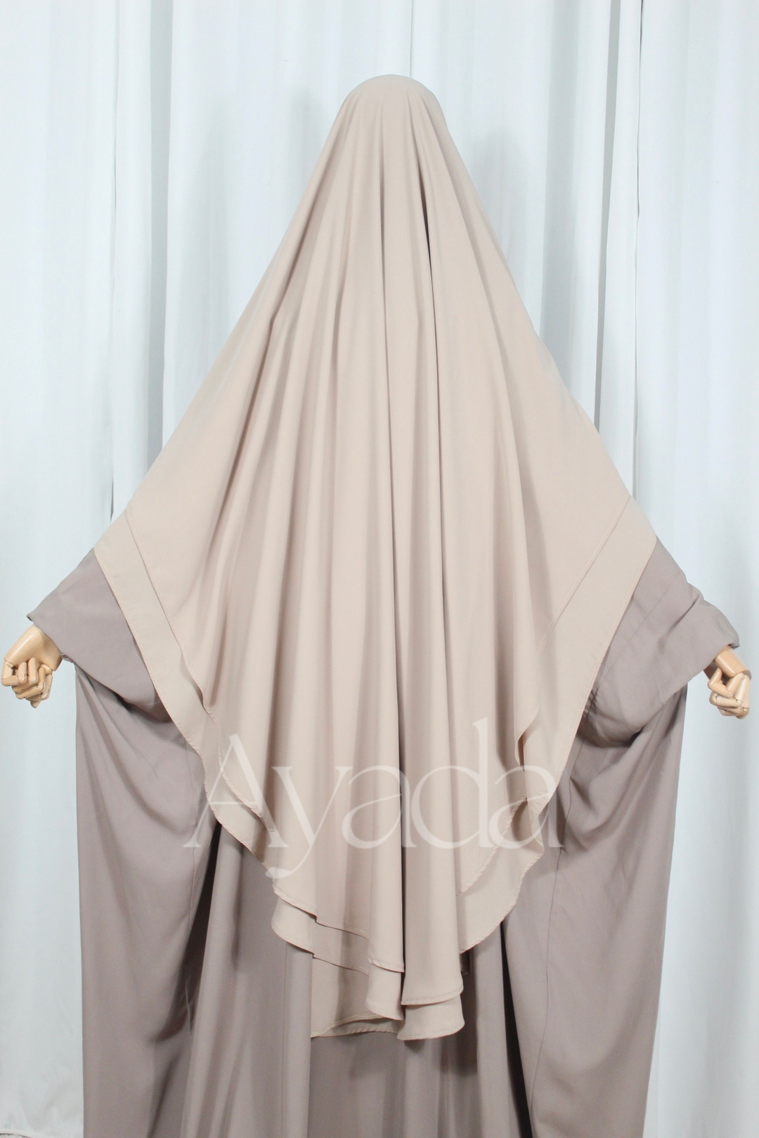 Khimar 2 voiles Whoolpeach Royal