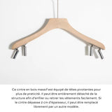 Cintre articulé réglable shooting en métal 5 pôles BOIS