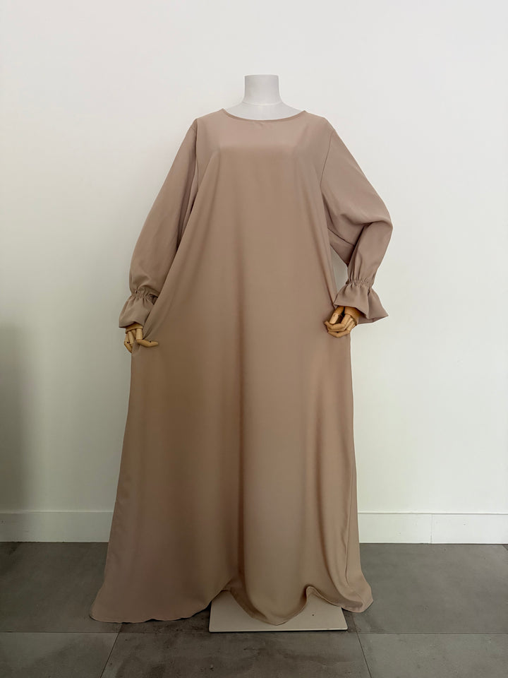 Abaya Manche Tulipe