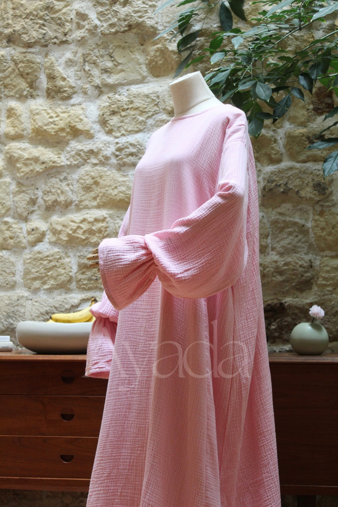 Abaya Yuna Gaze de coton