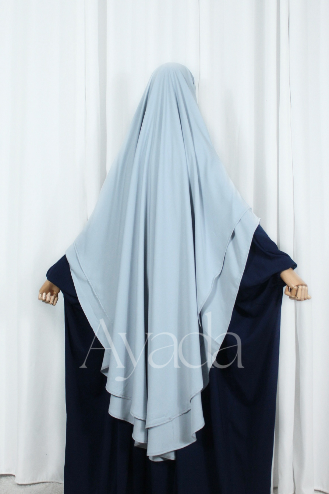 Khimar 2 voiles Whoolpeach Royal