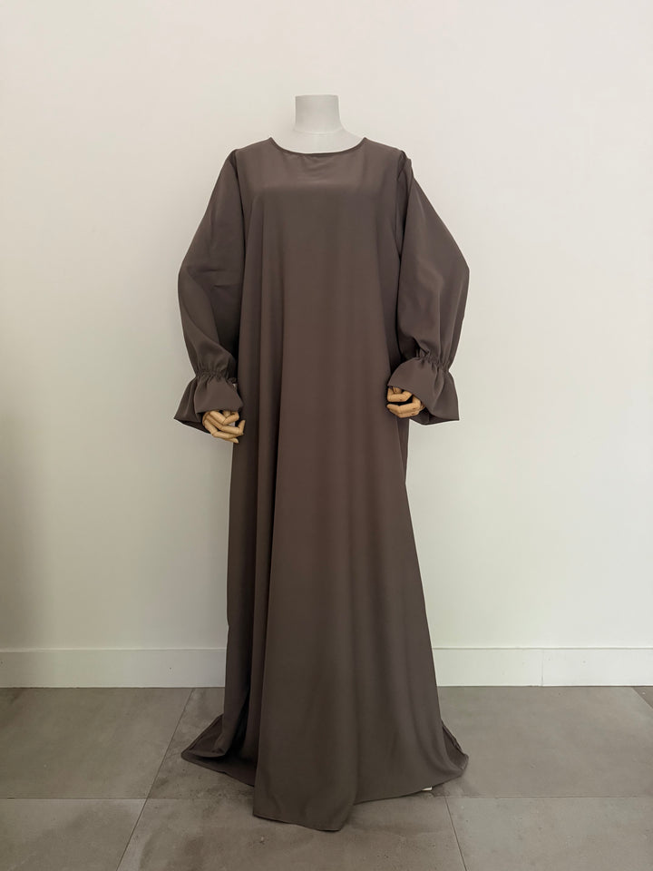 Abaya Manche Tulipe