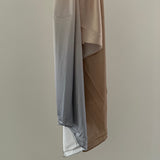 Satin hijab with rhinestones