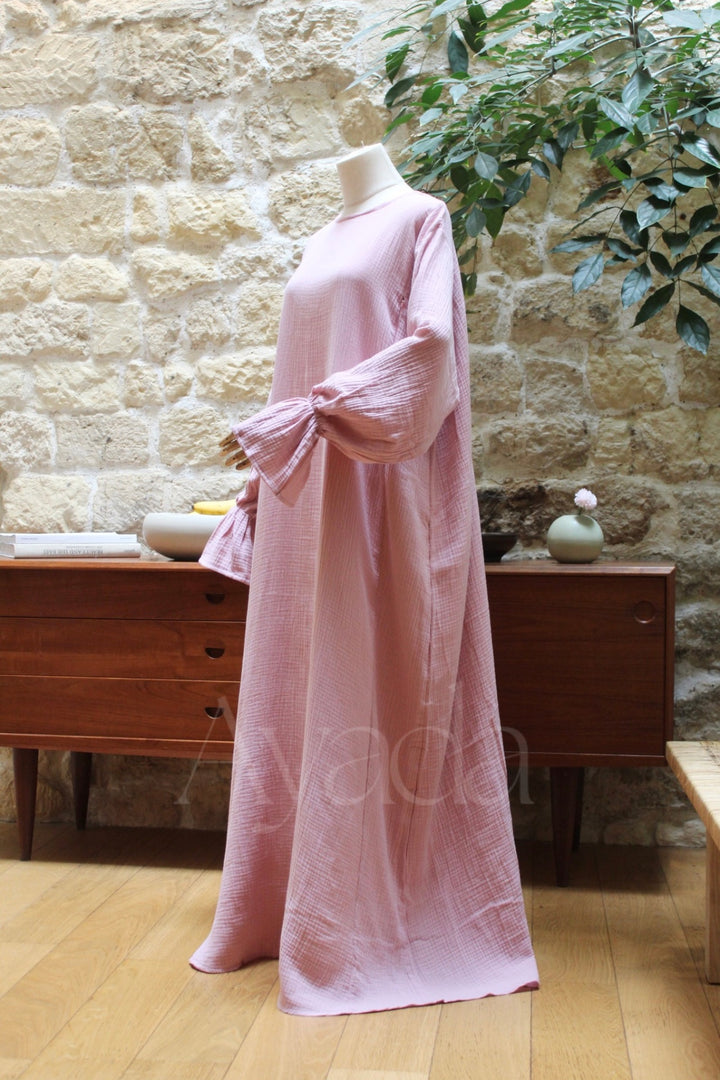 Abaya Yuna Gaze de coton