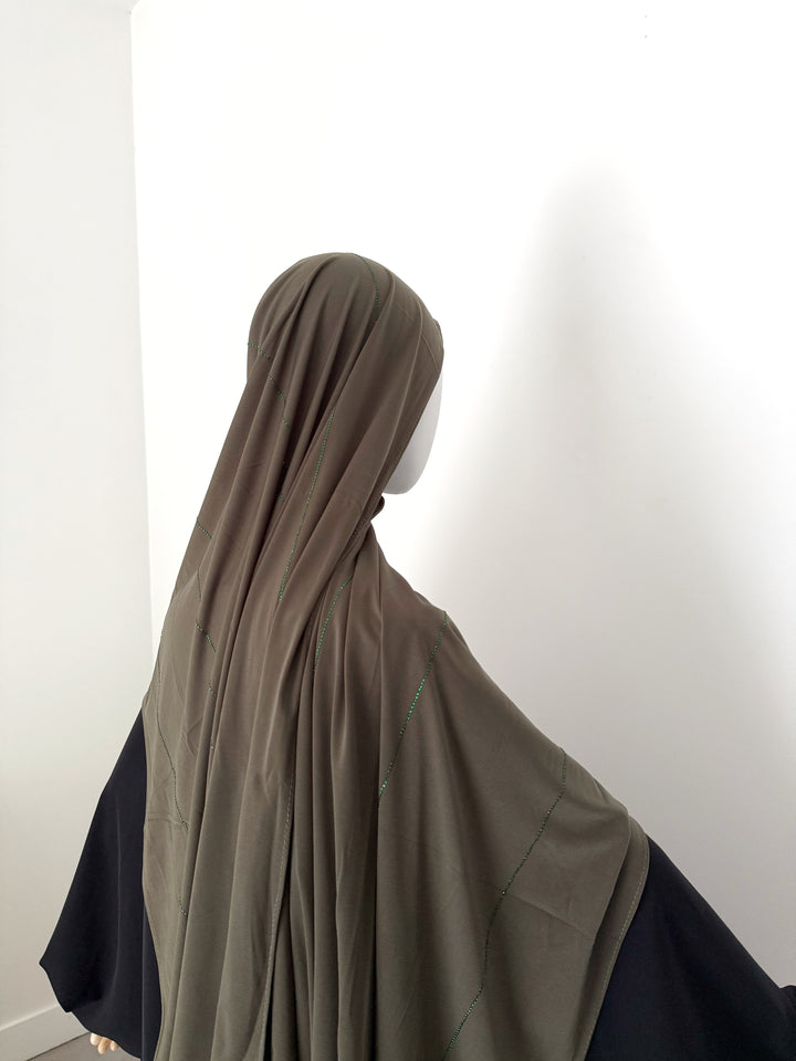 Hijab Jersey Premium Luxe Strass