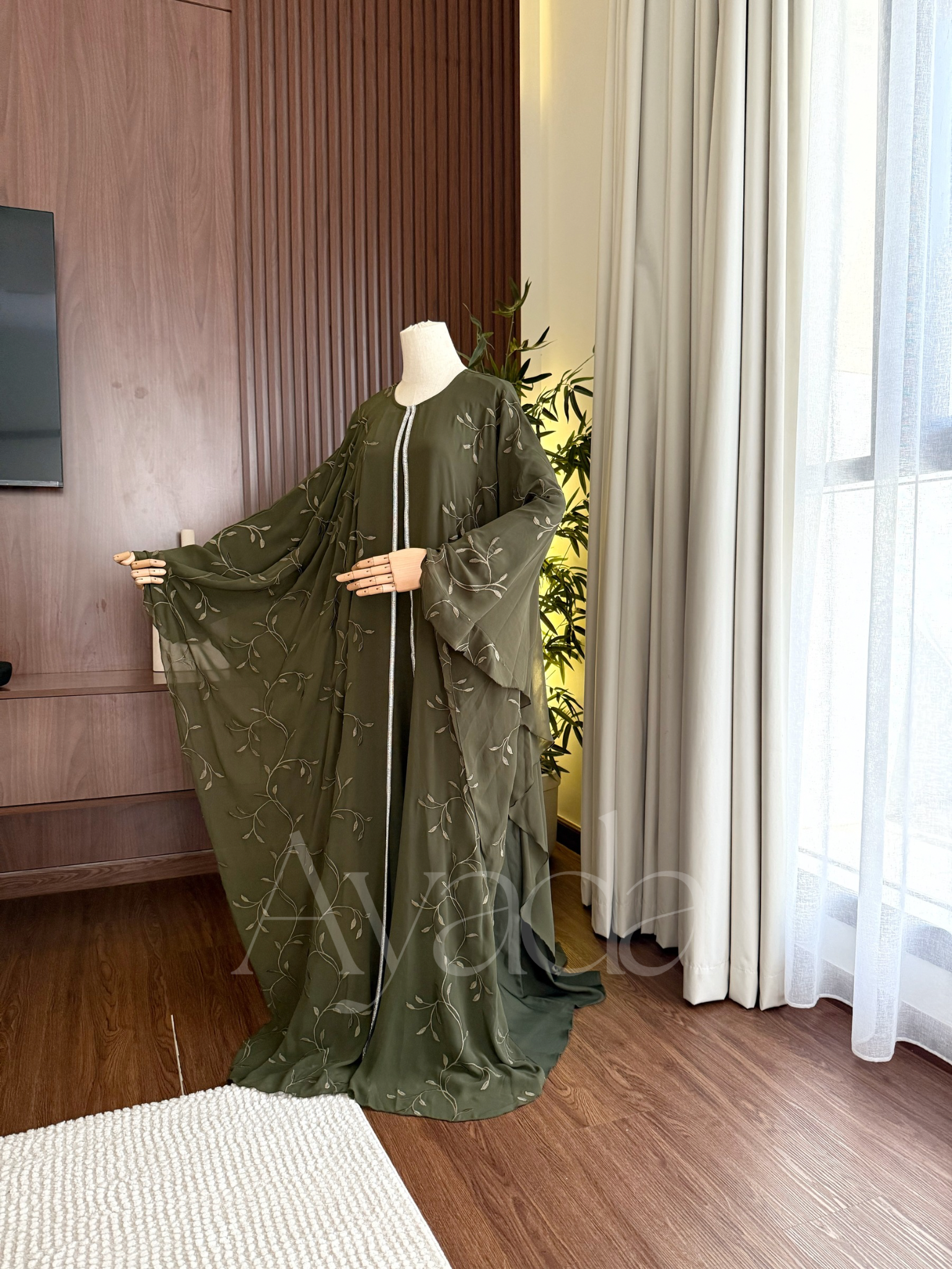 Abaya Rawhaa + Free Hijab
