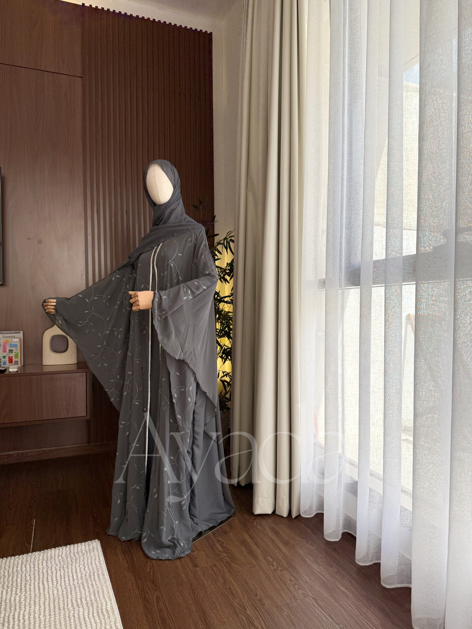 Abaya Rawhaa + Free Hijab