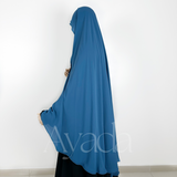Haya – Abgerundeter Chiffon-Umhang