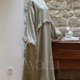 Abaya Ayam Cotton Gauze