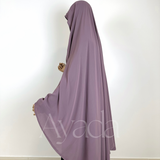Haya – Abgerundeter Chiffon-Umhang