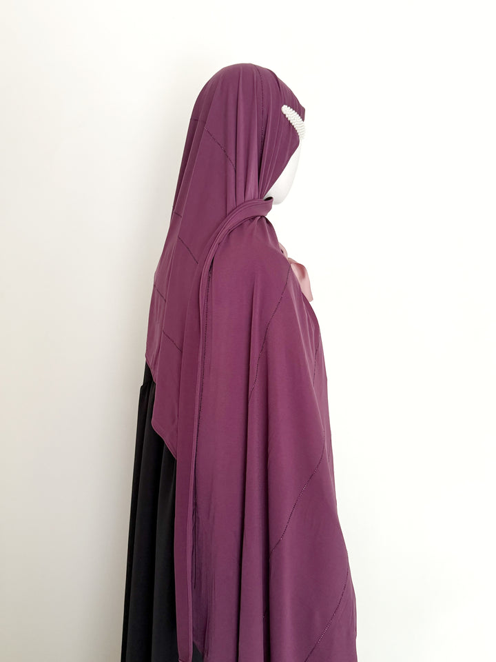 Hijab Jersey Premium Luxe Strass