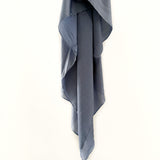 Striped textured satin hijab