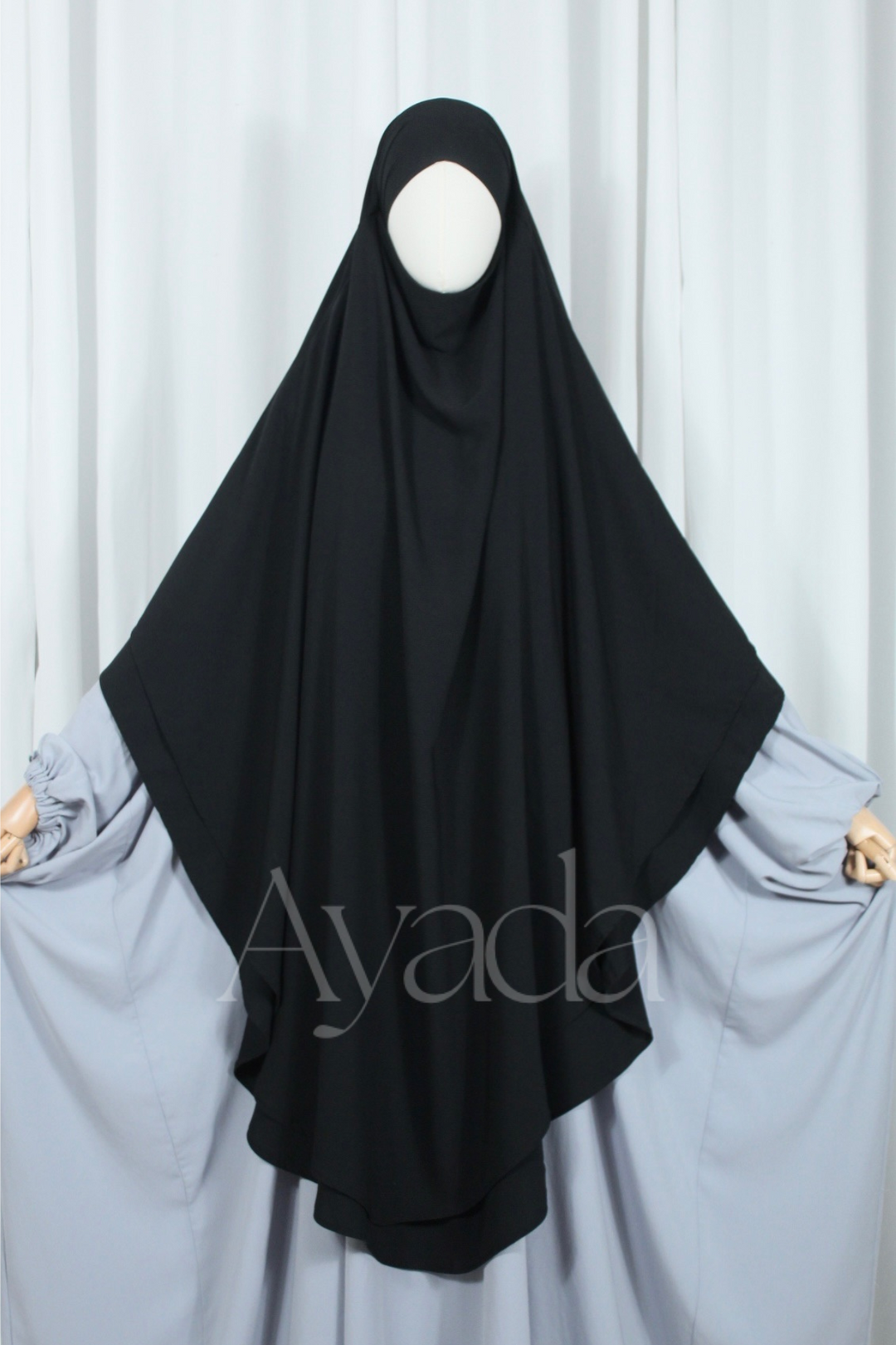 Khimar 2 voiles Whoolpeach Royal