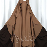 Khimar Butterfly arrondi