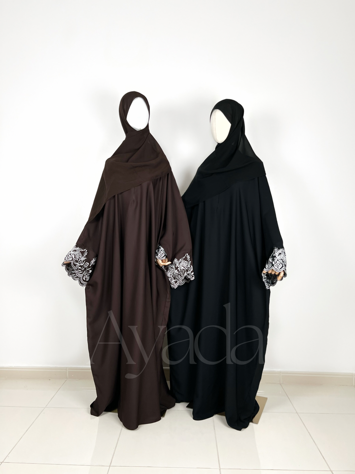 Abaya Flowra + Hijab offert