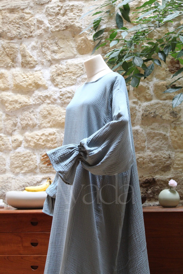 Abaya Yuna Gaze de coton