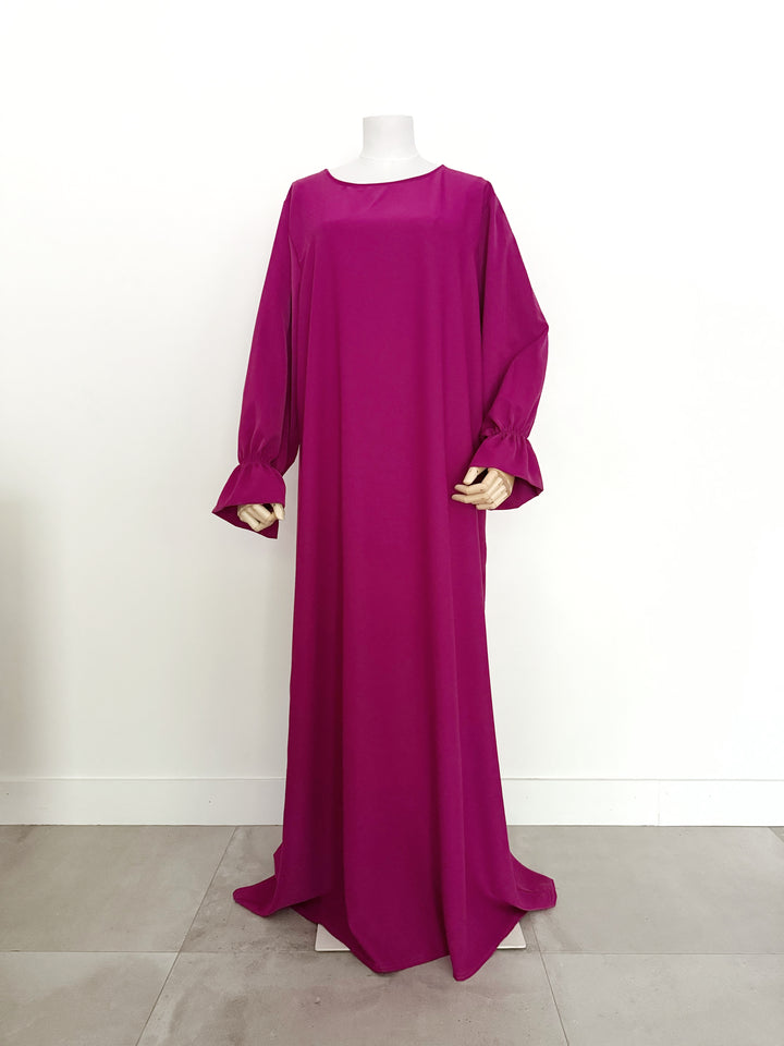 Abaya Manche Tulipe
