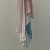 Satin hijab with rhinestones