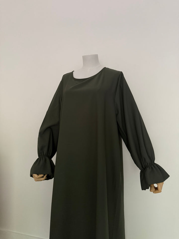 Abaya Manche Tulipe