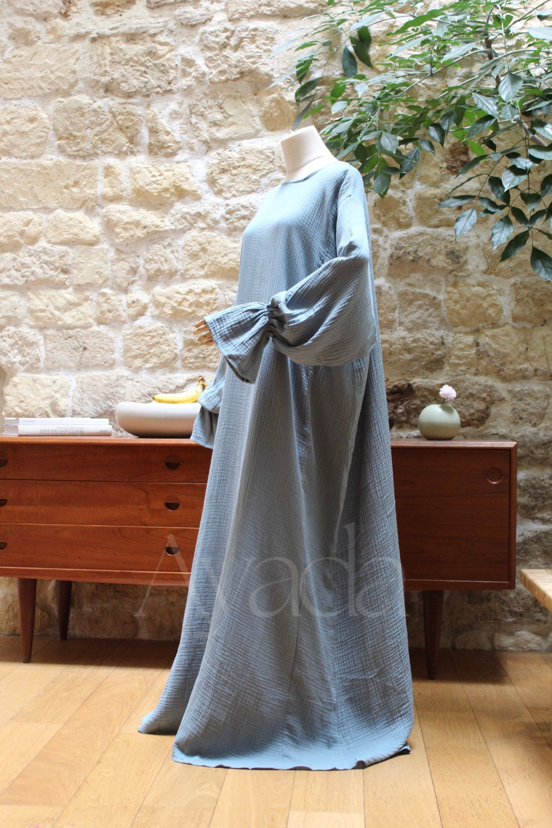 Abaya Yuna Gaze de coton