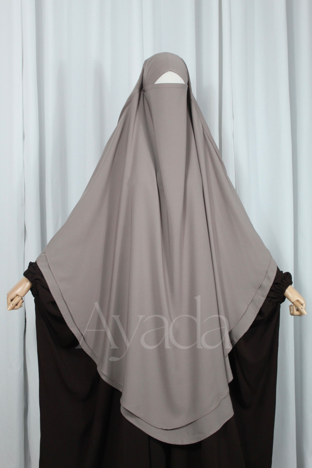 Khimar 2 voiles Whoolpeach Royal