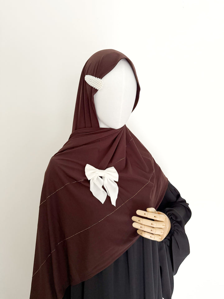 Hijab Jersey Premium Luxe Strass