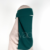 Niqab Pull Down Emerald LAST CHANCE