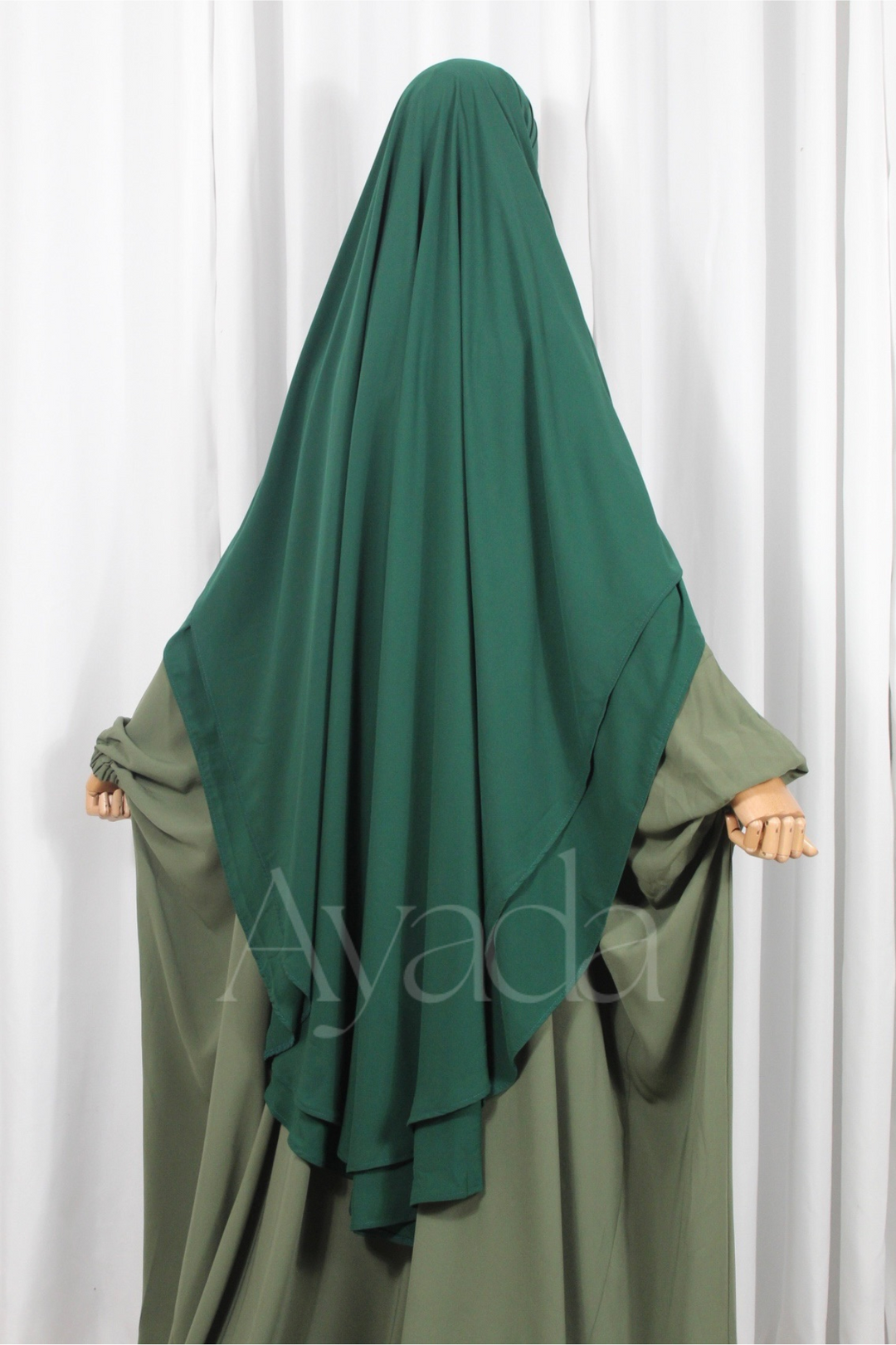 Khimar 2 voiles Whoolpeach Royal