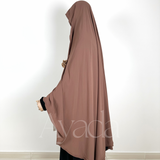 Haya – Abgerundeter Chiffon-Umhang