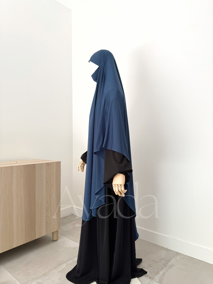 Maxi Khimar Jersey Premium Long Arrondi