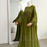 Abaya Manche Ballon