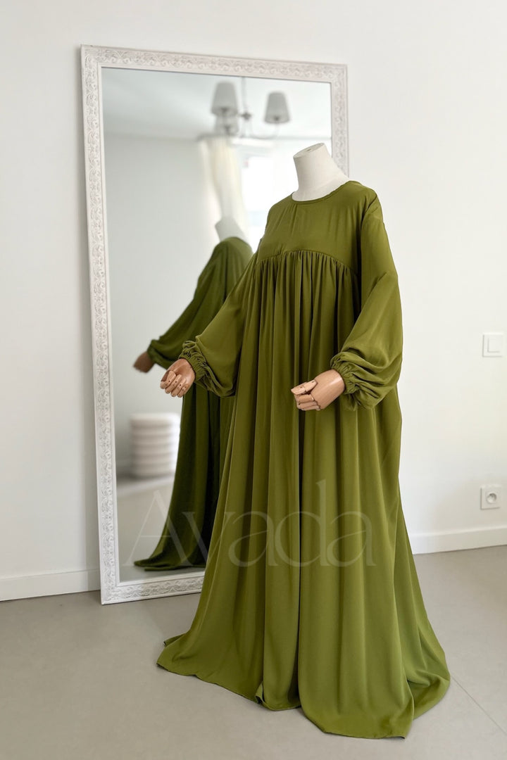 Abaya Manche Ballon