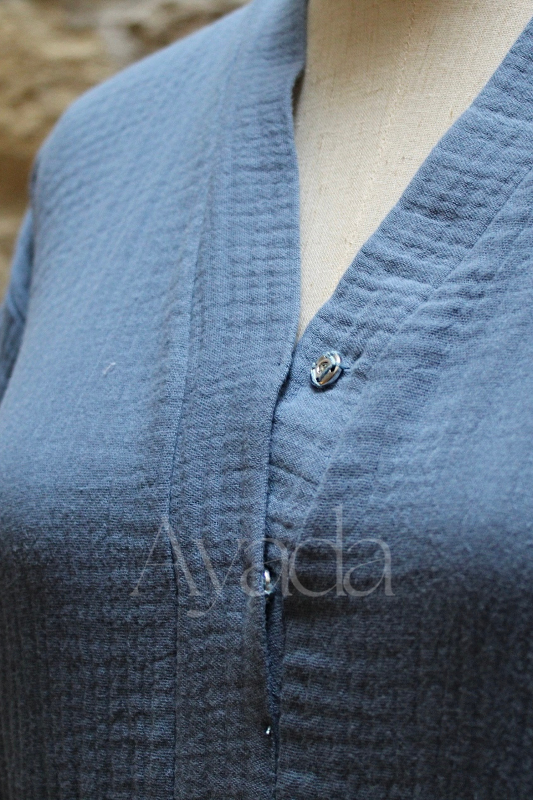 Abaya Ayam Gaze de coton