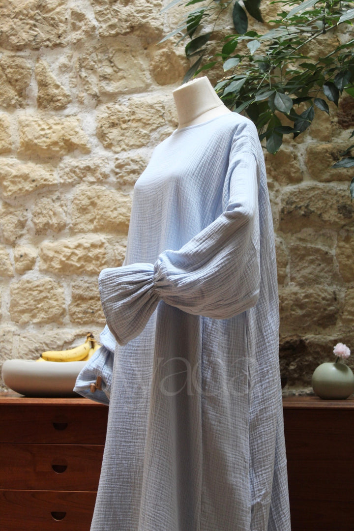 Abaya Yuna Gaze de coton