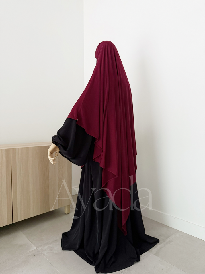 Maxi Khimar Jersey Premium Long Pointu