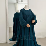 Abaya mit Ballonärmeln
