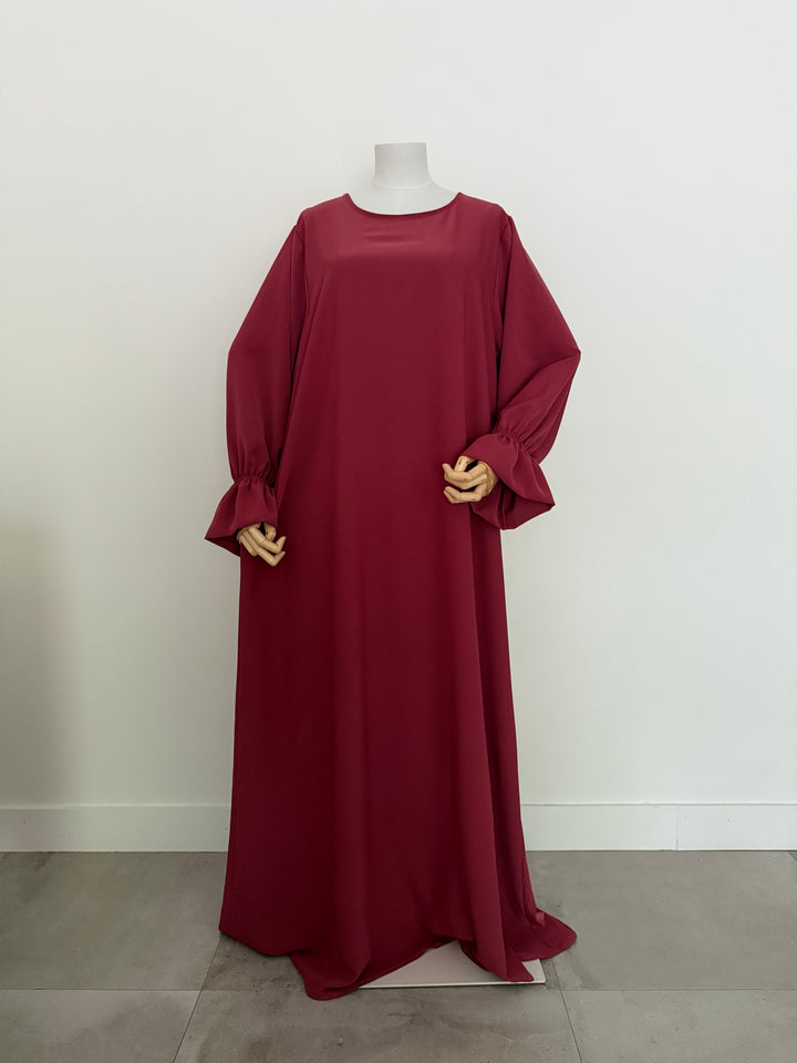 Abaya Manche Tulipe
