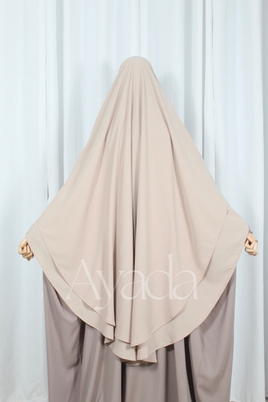 Khimar 2 voiles Whoolpeach Royal