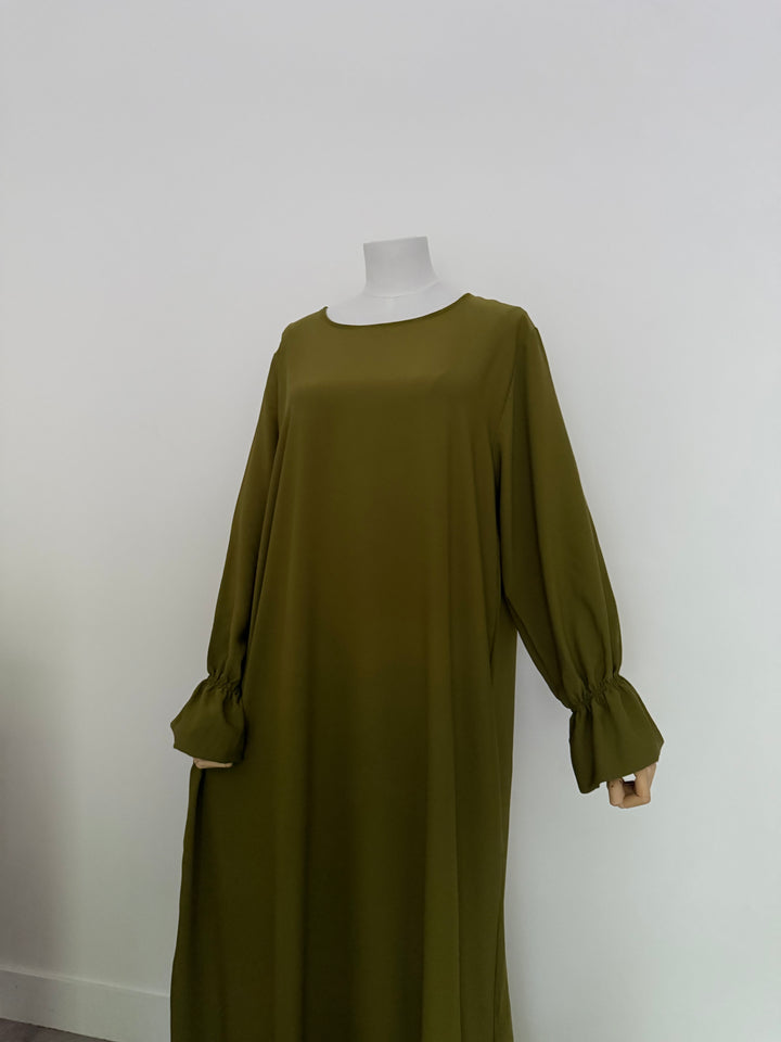 Abaya Manche Tulipe