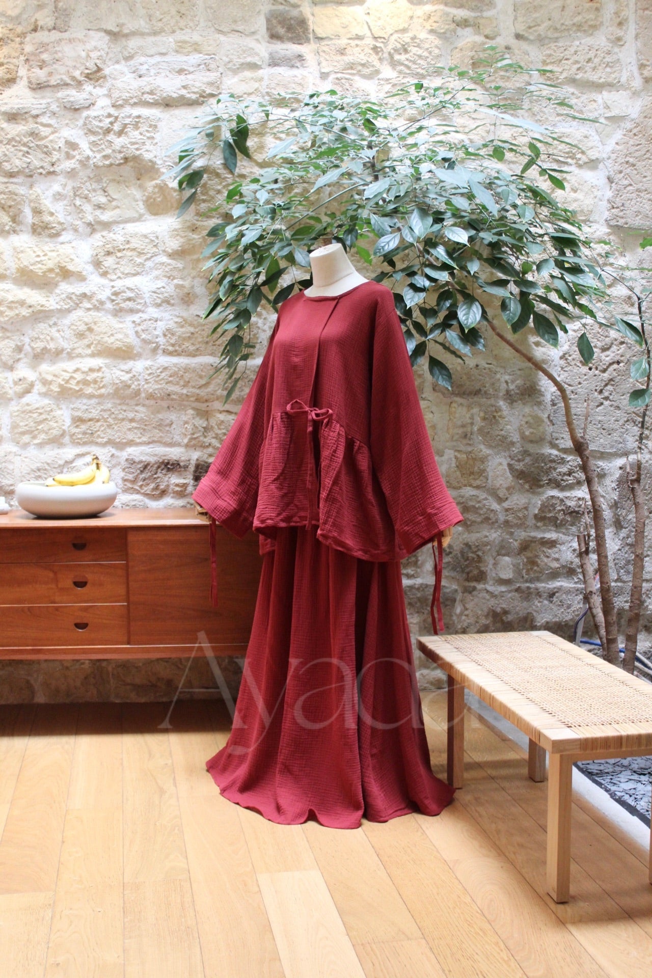 Hana Cotton Gauze Skirt