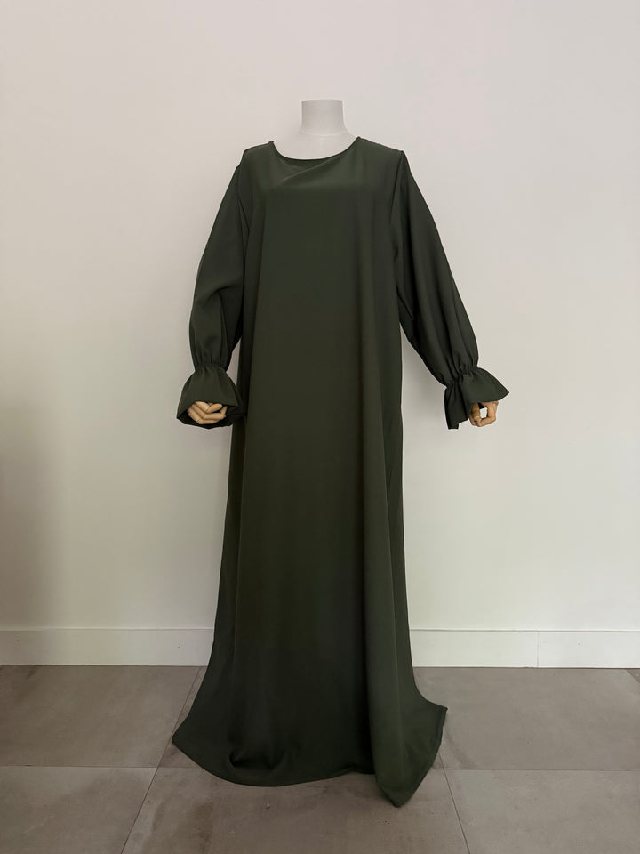 Abaya Manche Tulipe