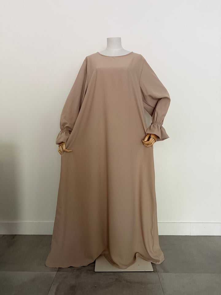 Abaya Manche Tulipe