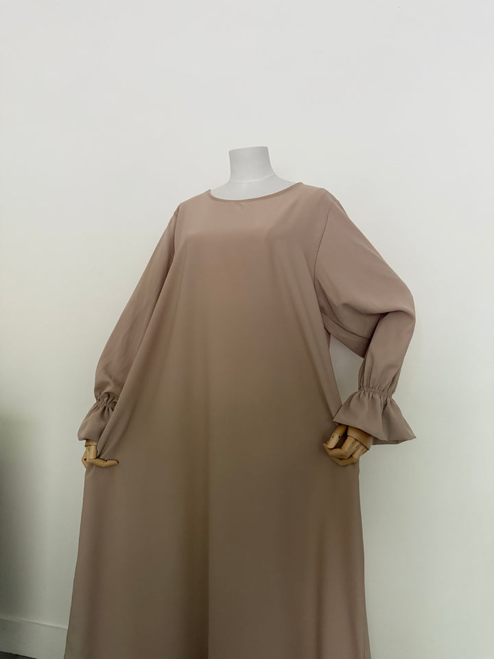 Abaya Manche Tulipe