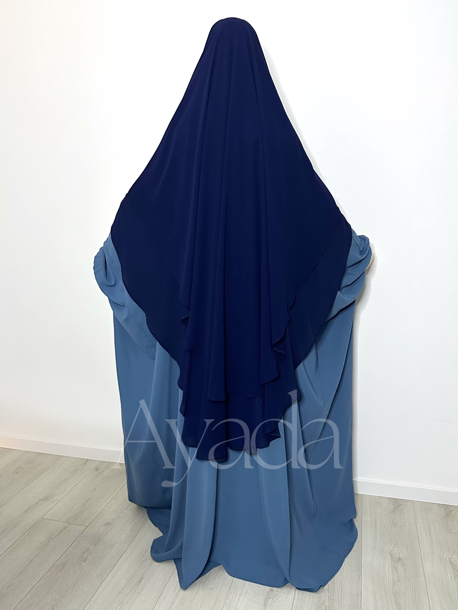 Khimar 2 rounded veils Muslin