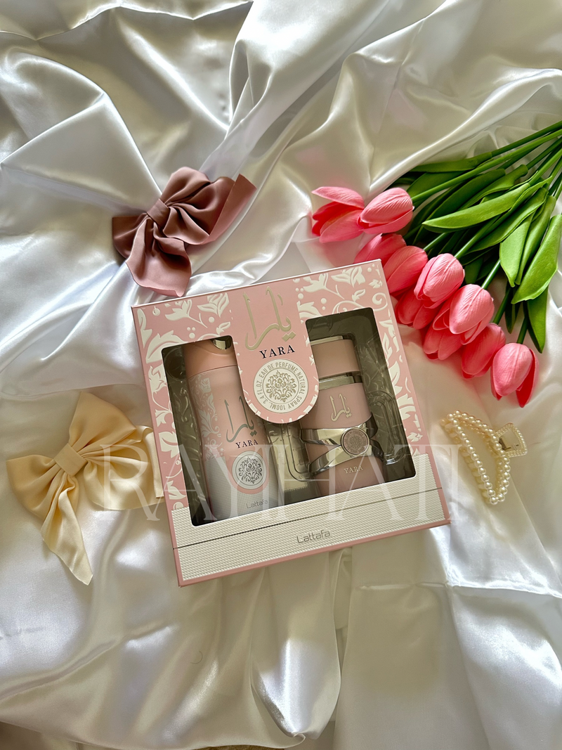 COFFRET YARA ROSE (Déo + Parfum)