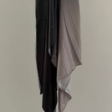 Satin hijab with rhinestones